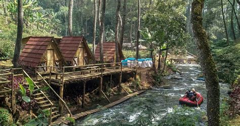 Penginapan Murah Di Bandung Di Tepi Sungai Nan Asri Dan Sejuk Kampung