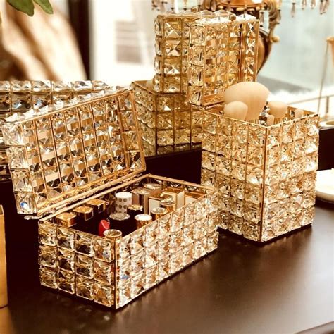 The subreddit for everything makeup related. Crystal Makeup Organizer Storage Box | Makeup organization ...