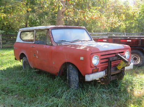 1971 International Harvester Scout Ii With Plow4wdmanual V8 345in