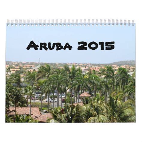 Aruba 2015 Calendar Aruba Calendar Calendar 2015