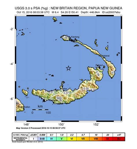 Forte Scossa Di Terremoto Magnitudo 64 In Papua Nuova Guinea Mappe