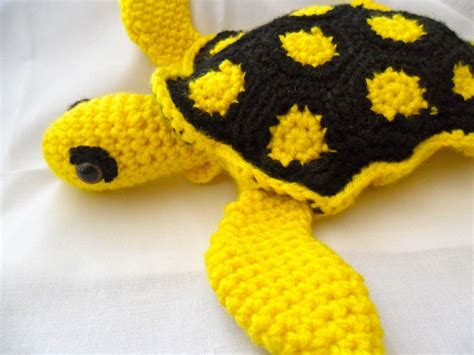 Yellow Sea Turtle Plush - Yellow Sea Turtle Plushie - Yellow Sea Turtle Stuffed Animal - Yellow ...