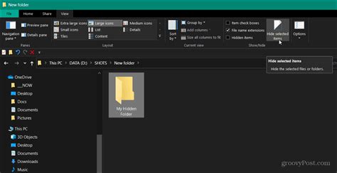 How To Hide Files And Folders On Windows 10 Grovetech