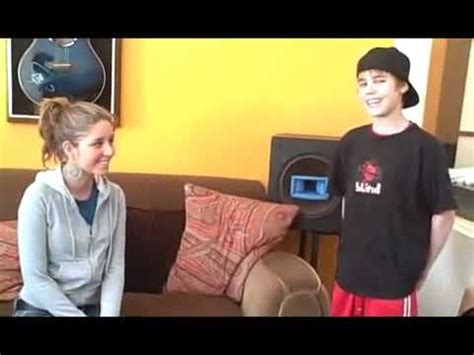 Youtube Justin Flirting With Esm E Denters Justin Singing Flv Youtube