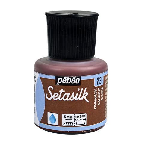 Pebeo Setasilk 45ml Cinnamon Atlas Paints