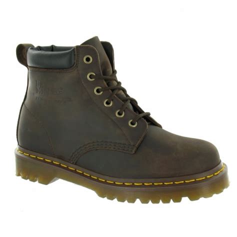 Dr Martens 939 Ben Unisex Leather Ankle Boots Gaucho Brown