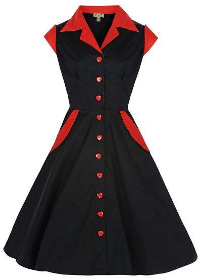 Lindy Bop Jeanette Vintage S Rocker Pinup Shirt Dress Amazon Co Uk Clothing Rocker