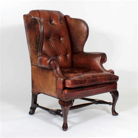 Shop over 980 top wingback chair and earn cash back all in one place. Pair of Early 20th Century Brass Tacked Tufted Leather ...