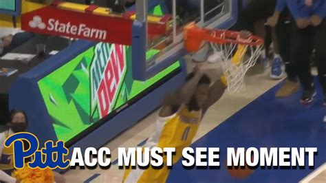 Pitts Jamarius Burton Finishes Wild Sequence With A Slam Acc Must