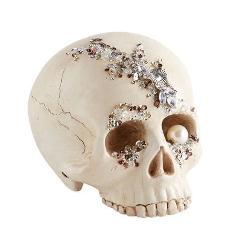 Bejeweled Skull Halloween Decor Bejeweled Halloween