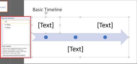 Creating Timelines Using Smartart In Powerpoint 365 For Windows