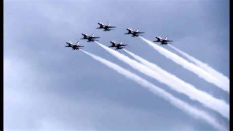 Us Air Force Thunderbirds F 16 Aerobatic Team Arrival At Hill Afb