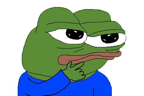 Sad Pepe The Frog Meme Png File Png Mart Gambaran