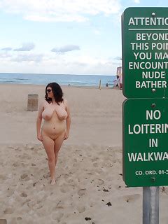 Chubby Solo Girl Dulcinea Romps Along A Nude Beach In Her