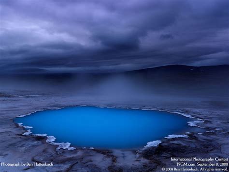 Blue Oasis Hveravellir Kjolur Region Iceland 1440Ã—1080