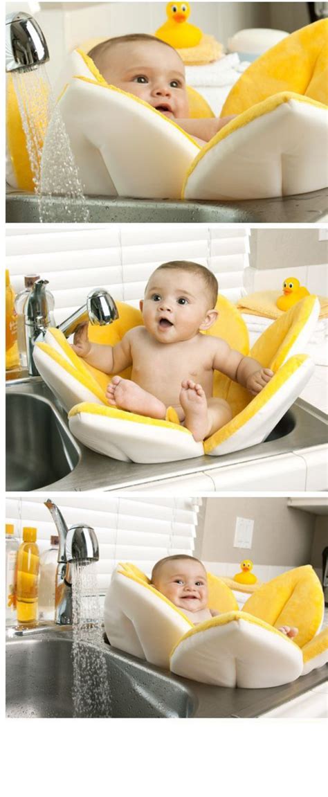 Product title gymax green baby folding bathtub infant collapsible portable shower basin w/ block average rating: Foldable Blooming Bath Flower for Babies | Baby bath tub ...