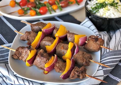 Layers of seasoned ground beef, corn, tortilla chips and cheese are baked under a layer of colby cheese. Beef Kabobs Recipe | Old Farmer's Almanac