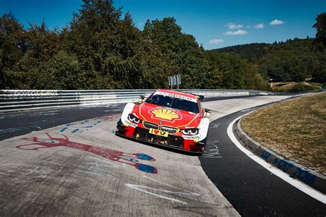 Augusto Farfus Behind The Wheel Of The Shell Bmw M4 Dtm Race Taxi In