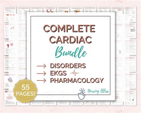 Cardiac Bundle Study Guide For Med Surg Including Etsy