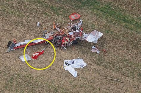 Bedfordshire Plane Crash Photos Of Wreckage Show Pilot May Have Tried