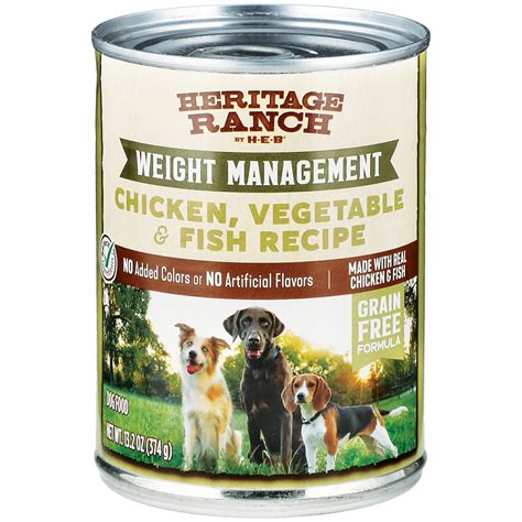 Our dog love the appalachian ranch dog food. Heritage Ranch by H-E-B Weight Management Chicken ...