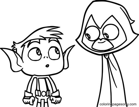 Teen Titans Go Coloring Pages Coloring Pages For Kids And Adults