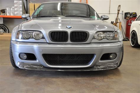 Bmw E46 M3 Csl Style Carbon Fiber Front Lip Spoiler The Status