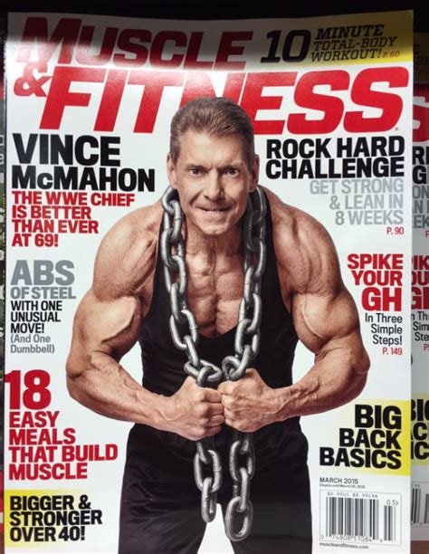 Vince Mcmahon Muscle Fitness Full Cover Blacksportsonline Hot Sex Picture