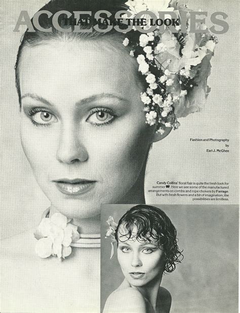 A Woman With Flowers In Her Hair On The Cover Of An Article About