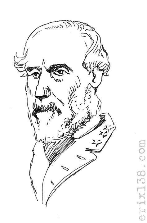 Robert E Lee Portrait Drawing Cw Robert E Lee