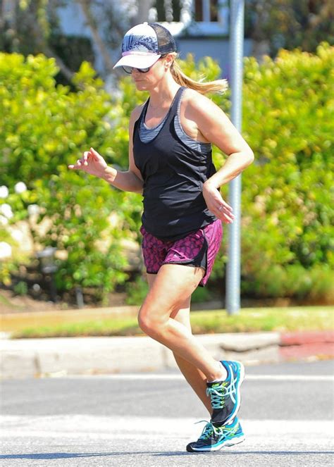 REESE WITHERSPOON Out Jogging in Los Angeles 08/21/2016 - HawtCelebs