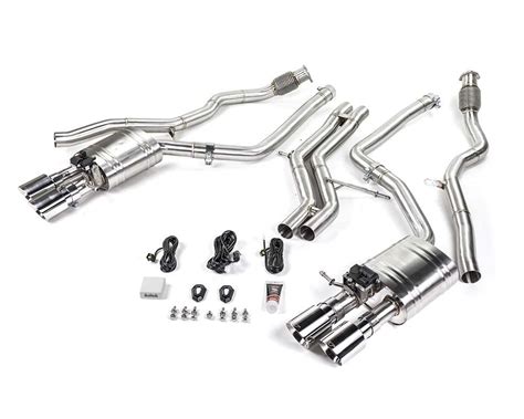 vr performance 2013 2017 audi s4 s5 b8 stainless valvetronic exhaust system german muscle
