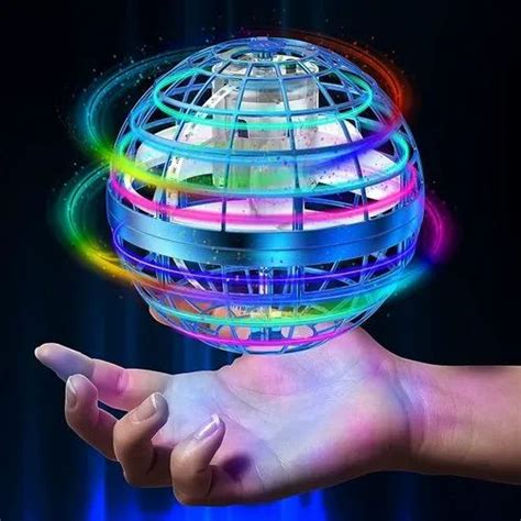 Flying Orb Ball Cosmic Boomerang Ball Galactic Spinner Magic Hover Orb With LED Lights