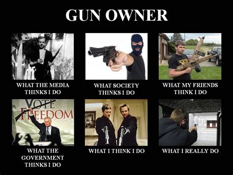 I work at a shooting range. Gun Owner | What People Think I Do / What I Really Do | Know Your Meme