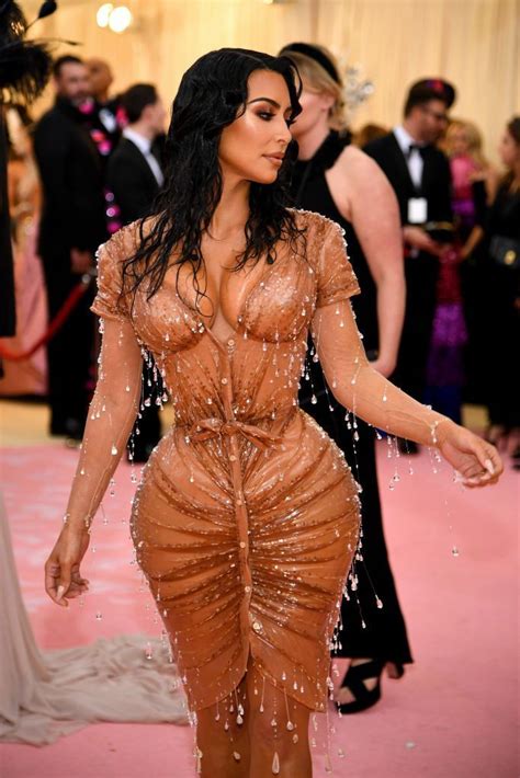 Kim Kardashian S Met Gala Look Is Wet Wild And Totally See Through