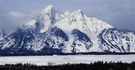 Grand Teton In Winter Wyoming Pictures Wyoming