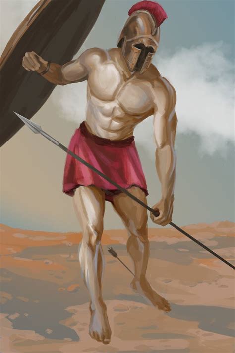 Achilles Painting By Makros Crni Saatchi Art