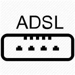 Icon Modem Network Adsl Router Internet Splitter