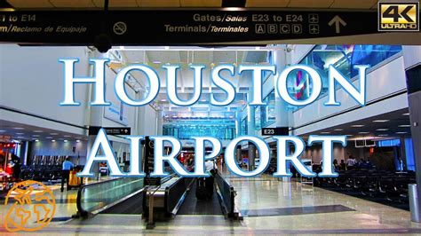 Houston Airport Tour Iah Texas George Bush Intercontinental