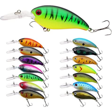 Fashion Frontier Topcce 7pcsset Minnow Fishing Lures 7cm4g Crankbaits