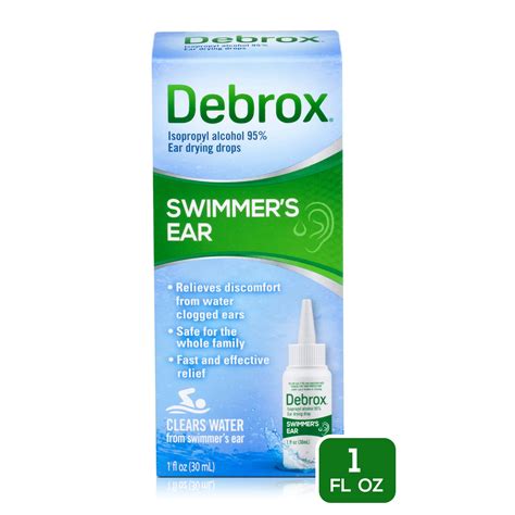 Debrox Swimmers Ear Drying Drops For Adults And Kids 05 Fl Oz