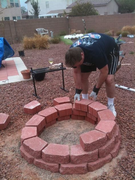 If you are building your stone fire pit on top of an existing backyard patio, cement the first layer of blocks onto the patio to prevent shifting. Backyard Fire Pits Build : Rickyhil Outdoor Ideas - How To Build Your Own Fire Pit