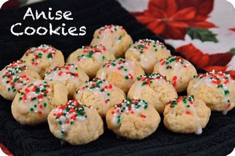 Baking soda dissolved in 1/2 c. 12 Days of Christmas Cookies: Anise Cookies