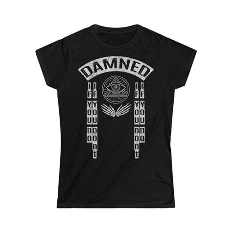 Damned Women Tshirt Graphic T Shirt Etsy Uk T Shirts For Women T Shirt Lightweight Shirts
