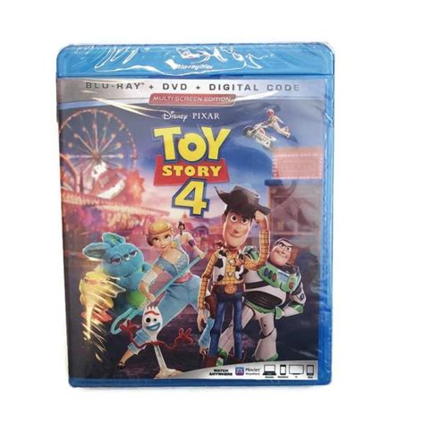 Disney Pixar Toy Story 4 Blu Ray Dvd Digital Code Multi Screen