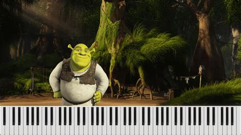 Shrek Fairytale Piano Tutorial Youtube