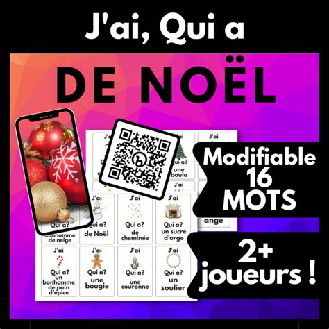 French Christmas Vocab Game Noël Jeu De Vocabulaire Seasonal Game By