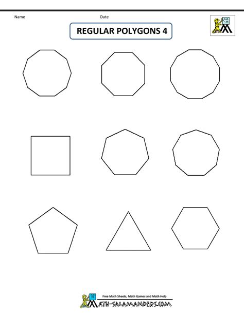 Printable Shapes 2d And 3d