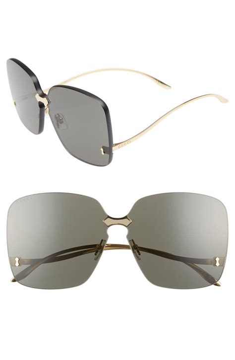 Gucci 99mm Rimless Sunglasses Nordstrom