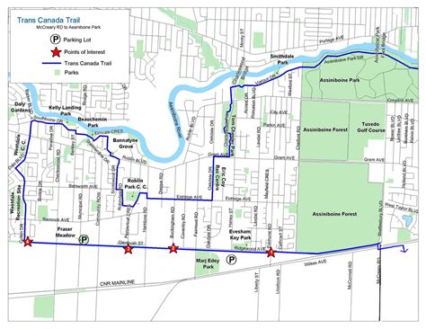 Assiniboine Forest To Harte Trail To Assiniboine Park Winnipeg Trails